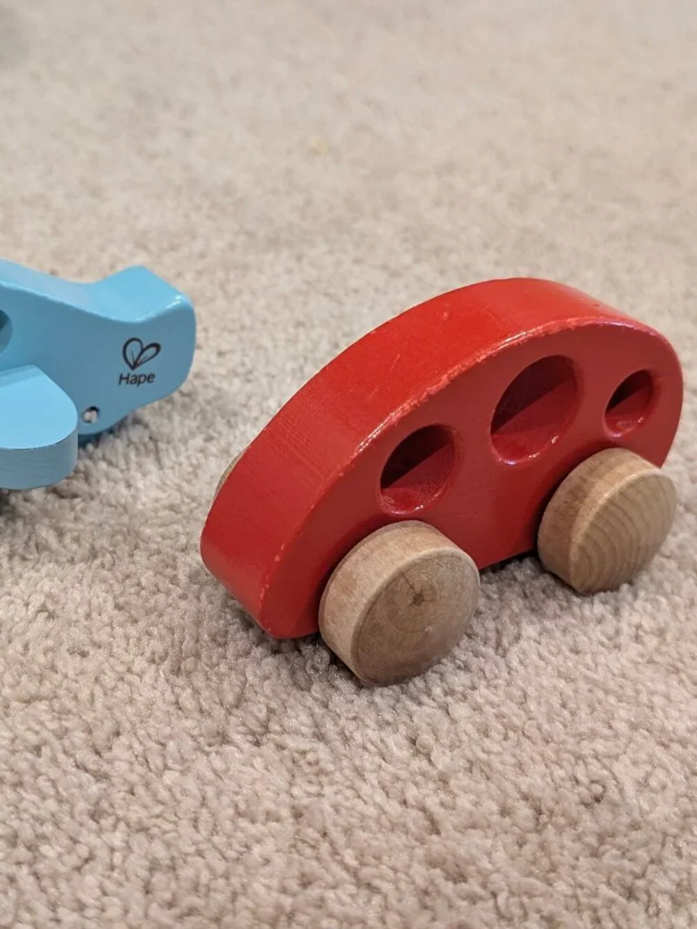 Hape Wooden Airplane and Car set
